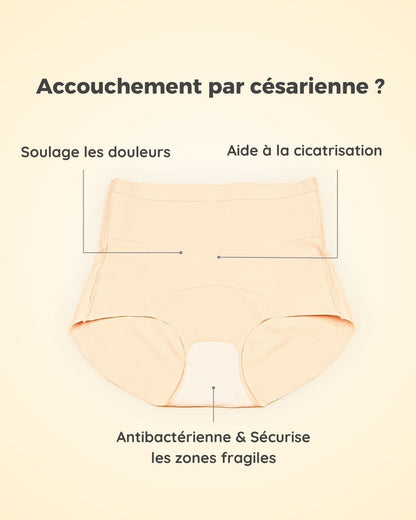Lot de 3 - Culotte de Soutien Postnatale & Césarienne